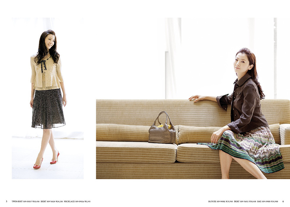 株式会社東京スタイル「COLIENU」のファッションカタログデザイン 中ページ4